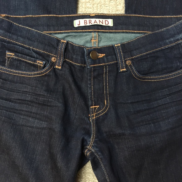 J BRAND Dark Wash Denim Slim Skinny Ink Jeans - Picture 2 of 8